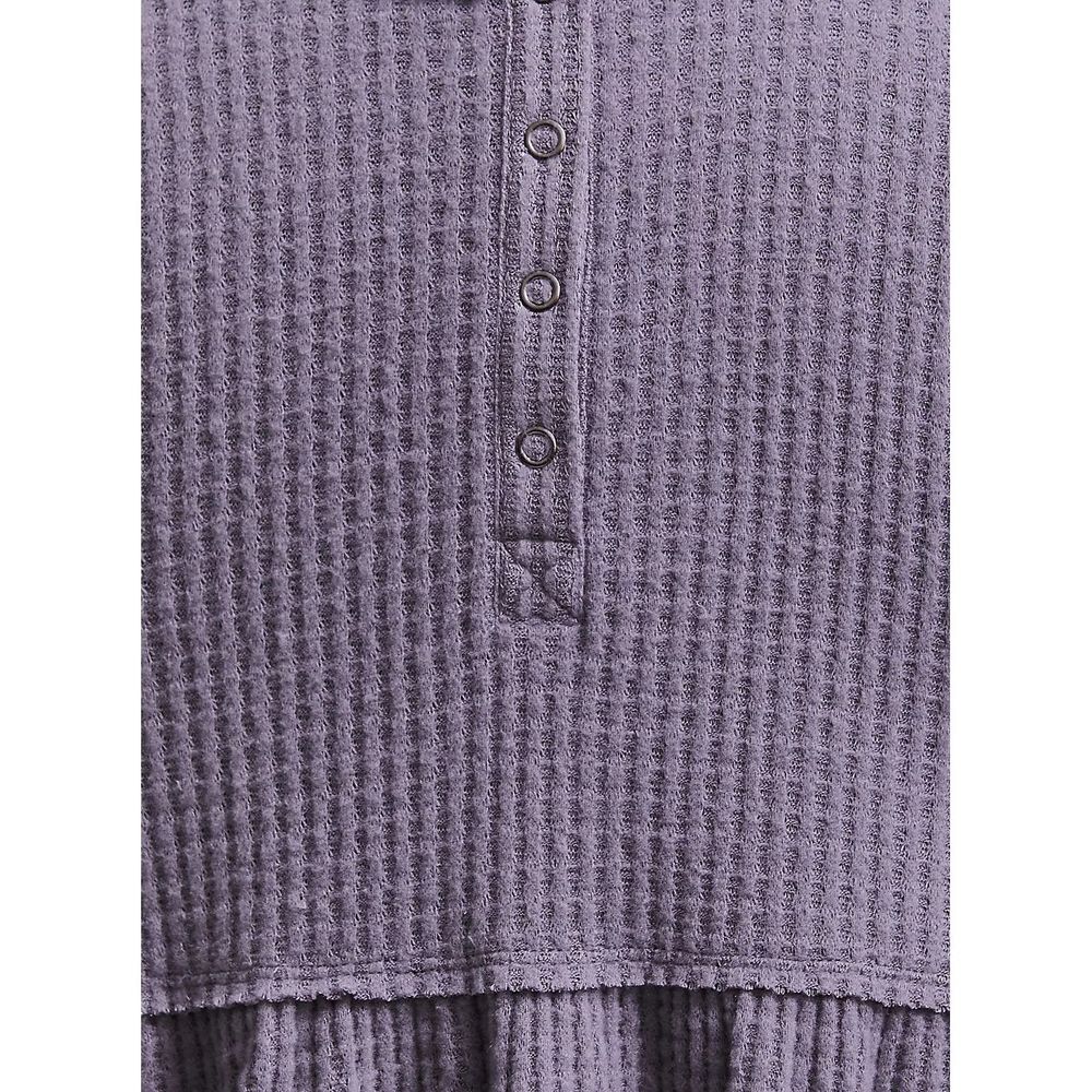 NWT Torrid Brushed Raglan Henley Babydoll Top - Picture 5 of 6